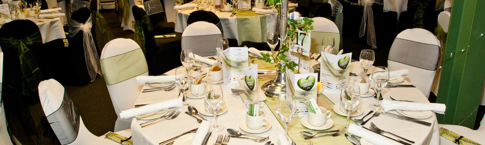 A table nicely decorated
