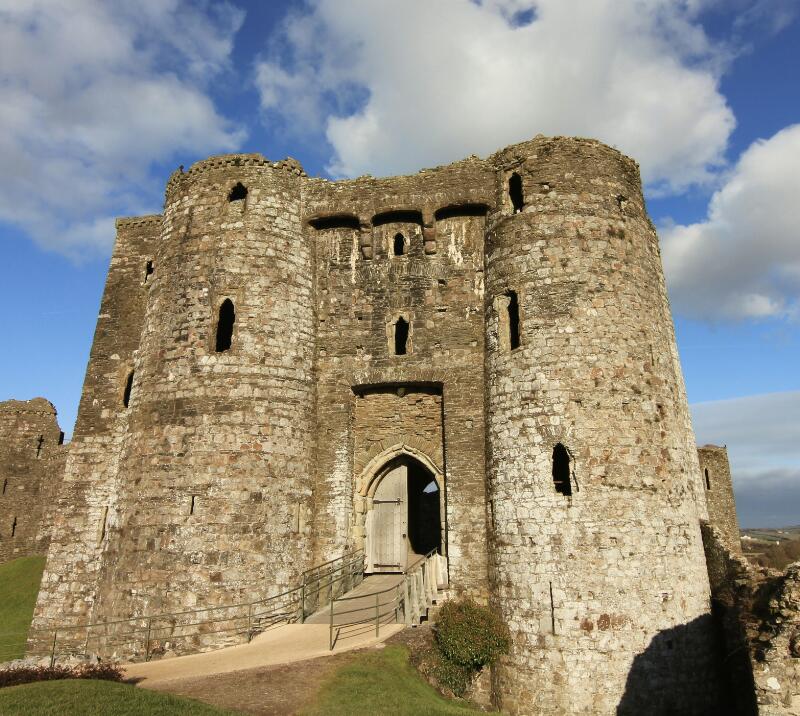Kidwelly Castle ruins